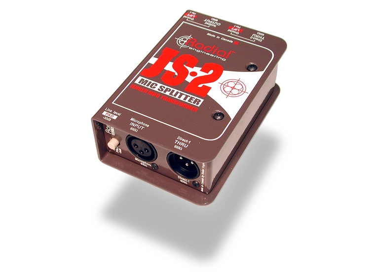 Radial JS2 passive microphone splitter 